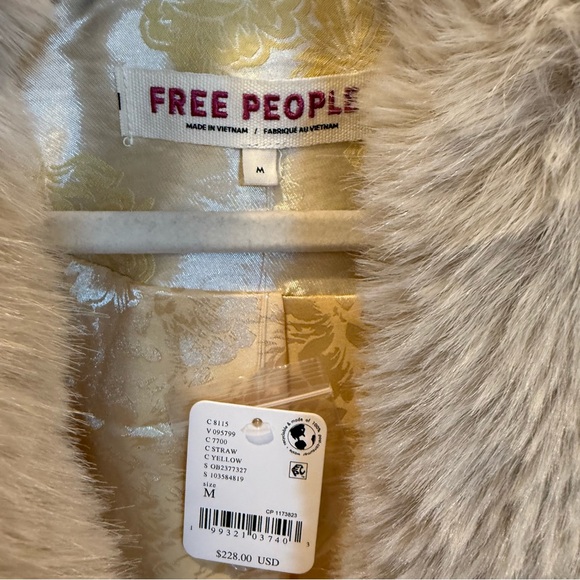 Free People French Exit Fur Trim Jacket - Picture 5 of 6
